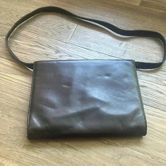 🔥NOUCHKA🔥 |  Vintage 1960’s black, blue and green leather patterned handbag - Picture 11 of 11